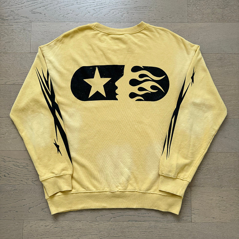 Hellstar Sweatshirts Retro Style High Street Trend