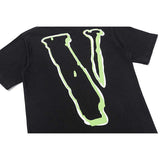 Vlone T Shirts Big V Figure Printing Stylish Loose Short Sleeve T-shirt Men and Women