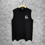 Amiri tank top giant snake letter print