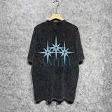 Amiri washed t-shirt fractured star short sleeve