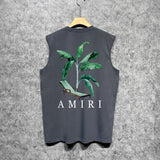 Amiri tank top beach chair printing