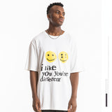 Cpfm T Shirt Printed Smiley Face Short Sleeve T-shirt