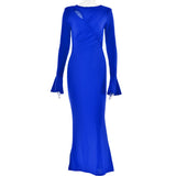 Women Dress Sexy Fashion Pleated Dress