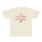 Casablanca T Shirts Fashion Print Street