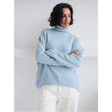 Women Work Business Casual Sweaters Thick Loose Knitwear Sweater