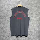 Amiri tank top oil painting girl printing