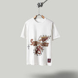 Travis Scott T Shirts x Mitchell x Ness FLORIDA STATE UNIVERSITY logo print short-sleeve