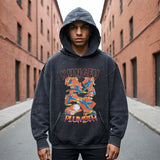 Mens Vintage Hooded Vintage Made Old Jacket