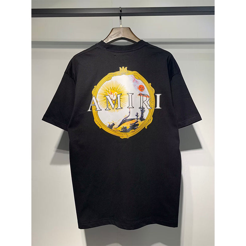 Amiri T Shirts Fashion Print Couple High Street