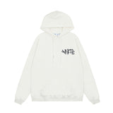 OFF WHITE Hoodie Trendy Street Style Personalized Cotton