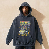 Mens Vintage Hoodie print hooded sweater for men and women autumn