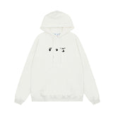 OFF WHITE Hoodie Trendy Street Style Personalized Cotton