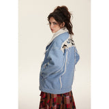 Unisex Coat Lambswool Denim Coat