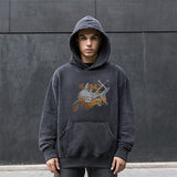 Mens Vintage Hoodie Retro Fall/Winter