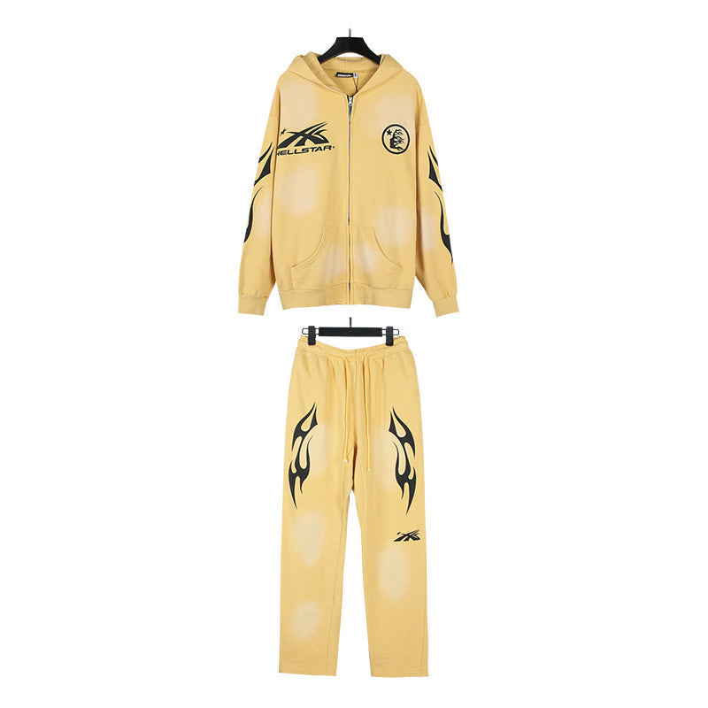 Hellstar Hoodie And Pants Two-Piece Set