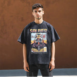 Mens Vintage T Shirt Short Sleeve T-Shirt Men's and Women's