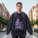 Mens Vintage Long Sleeve Shirt Long Sleeve T-Shirt Men and Women