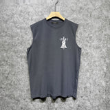 Amiri tank top sword printing