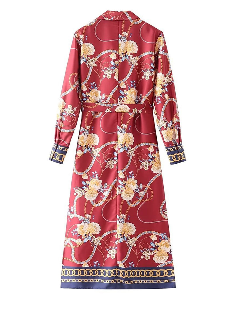 Women Dresses Fashionable V-neck Waist Dress