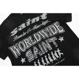 Unisex T-Shirts Saint Michael Fashion Loose Tee