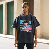 Mens Vintage T Shirt Short Sleeve T-Shirt Men's and Women's