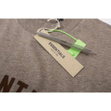 Fog Essentials T Shirts Spring Summer FOG Letter Crew Neck Pullover Short Sleeves