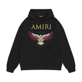 Amiri Hoodie Printed Trendy Pure Cotton