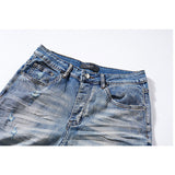Amiri Jeans Ripped Patch Slim-Fit Stretch Slim-Fit Jeans