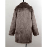 Women Fur Jacket Fashion Plush Coat