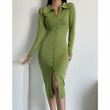 Women Dresses Sexy Slim Knit Dress