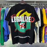 Godspeed T Shirts Biochemical Skull Poppy Print Cotton Casual Short Sleeve Men and Women