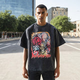 Mens Vintage T-Shirt Printed Short Sleeve T-Shirt