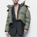 Women Cotton Coat Short down Jacket