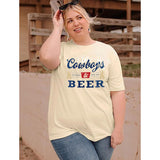 Plus Size Cowboy Shirt Cowgirls Tshirt Retro Rodeo Western
