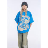 Unisex T-Shirts Saint Michael Vintage Comic Loose Short Sleeves
