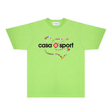 Casablanca T Shirts Fashion Print Street