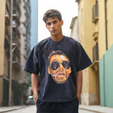 Mens Vintage T Shirt TEminem Print Short Sleeve