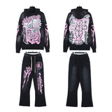 Hellstar Hoodie And Pants Two-Piece Set