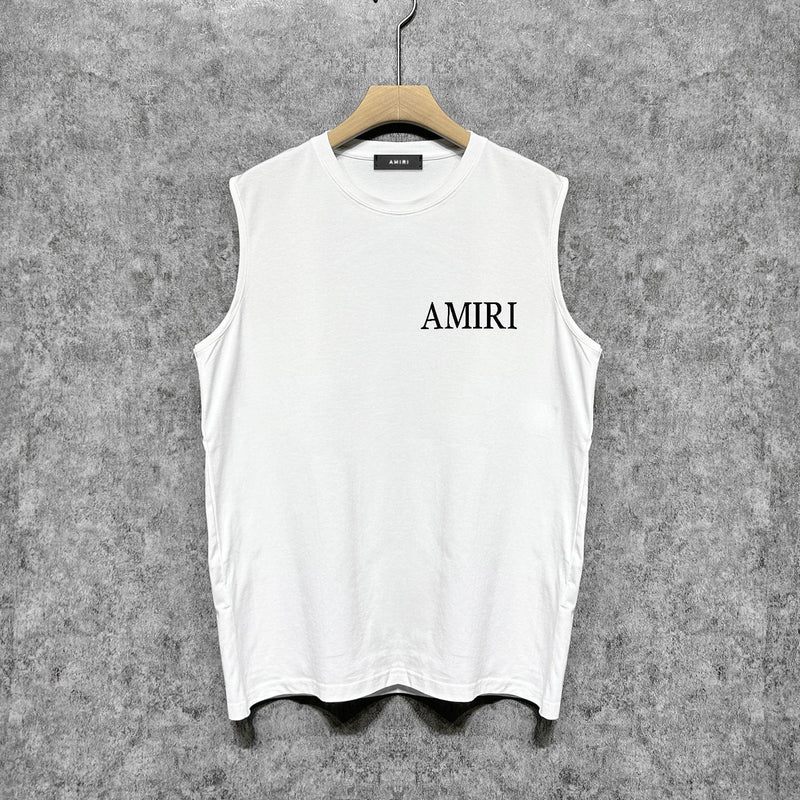 Amiri tank top beach chair printing