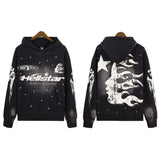 Hellstar Hoodie & Pants Vintage Washed Old Hooded Sweater Hoodie