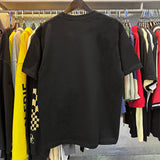 Rhude T Shirts Gustavia Hotel Printed Cotton Casual Short Sleeves Men's and Women's