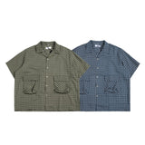 Unisex Shirt Cityboy Plaid Loose Summer Coat