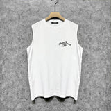 Amiri tank top sketch country printing
