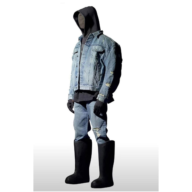 Unisex Denim Jacket Kanye Same Style Denim Jacket