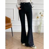 Women Jeans Slim Fit Bell-Bottom Pants