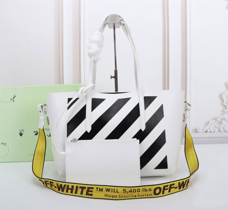 Off White Bag Casual Outdoor Convenient Tote Bag
