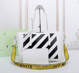 Off White Bag Casual Outdoor Convenient Tote Bag