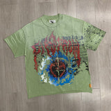 First Row T Shirts Sacred Heart Cropped Tee 2026ss Latest Los Angeles Street Trend Brand