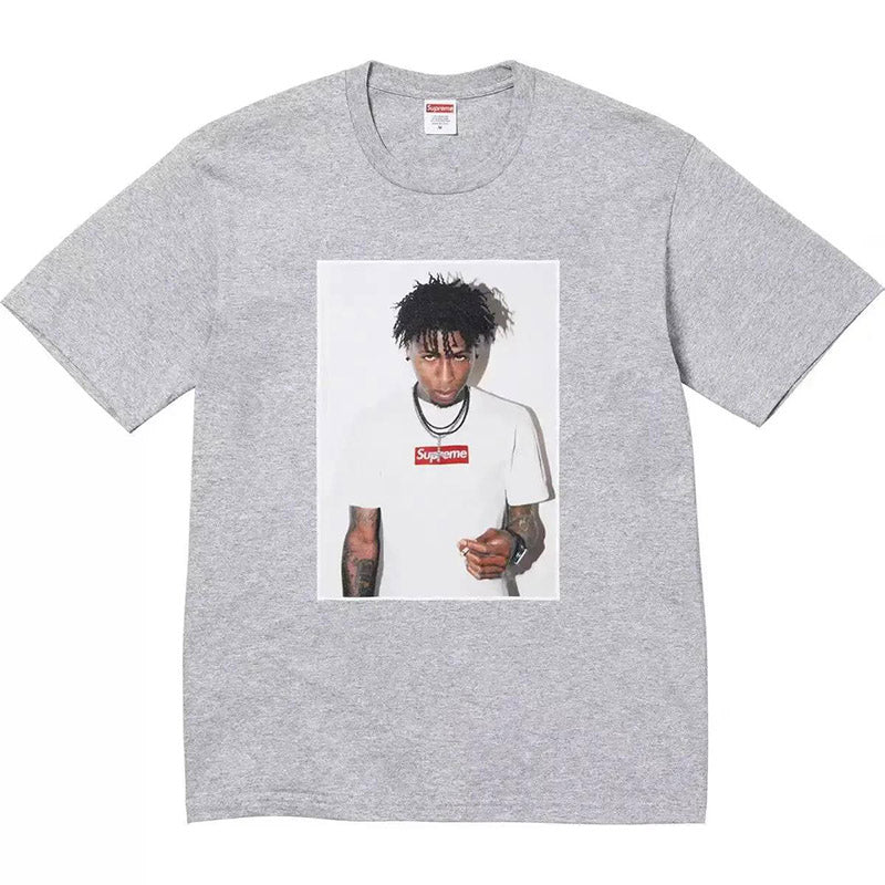 Summer New Men's T-shirt American Alphabet Print Short
