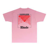 Rhude T Shirts Printed Trendy Pure Cotton